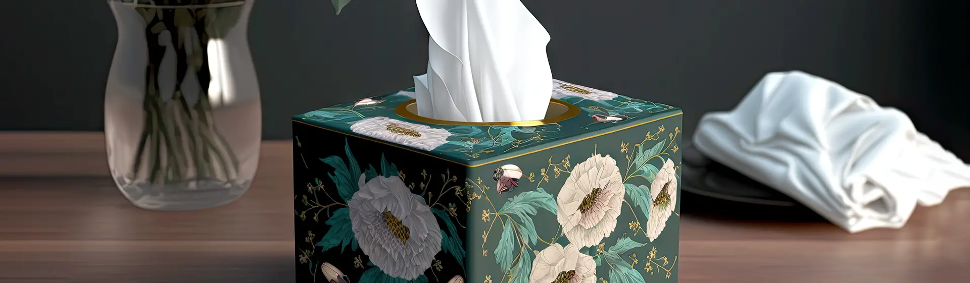 چاپ و تولید جعبه دستمال کاغذی