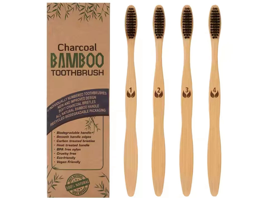 بسته بندی مسواک بامبویی بسته بندی مسواک بامبویی