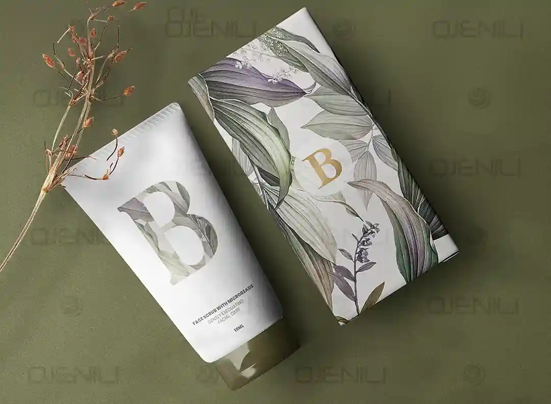 نمونه چاپ جعبه لوازم آرایشی و بهداشتی