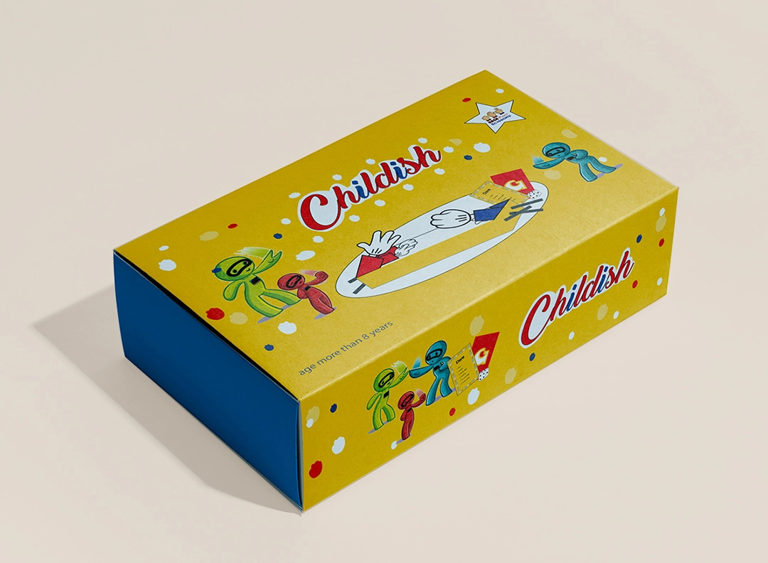 جعبه اسباب بازی کارتنی جعبه اسباب بازی کارتنی