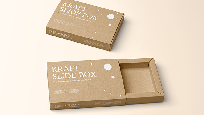 Sliding Kraft Box