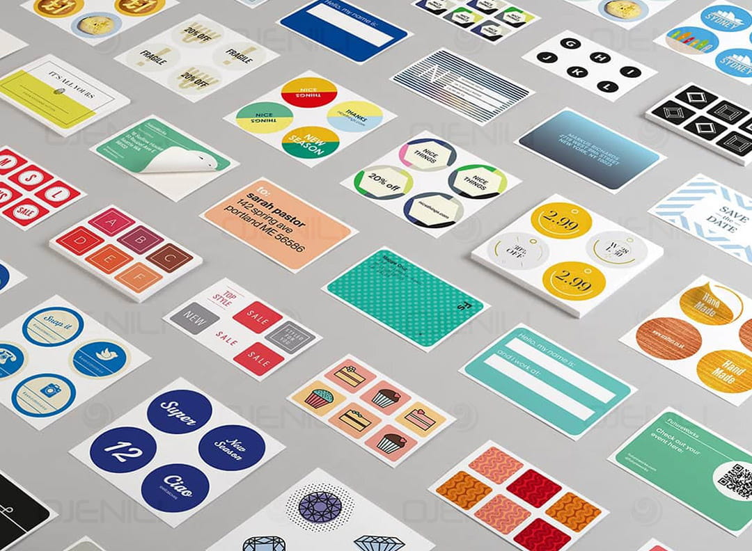 انواع لیبل پشت چسب دار و کاربردهای آن انواع لیبل پشت چسب دار و کاربردهای آن